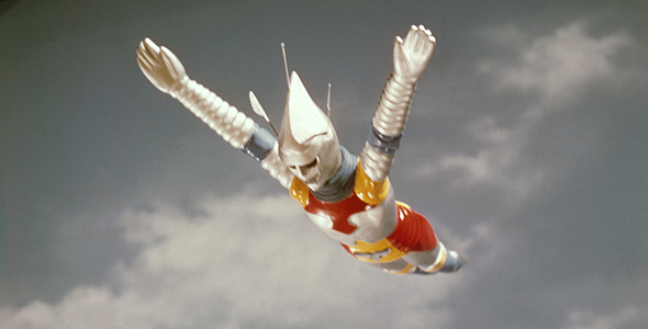 飛行するジェットジャガー