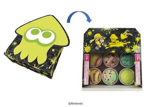 スプラトゥーン×31コラボ「イカした アイスクリームセット」