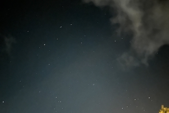 プラネタリウムのような星空の画像