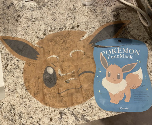 イーブイのフェイスパックを使ってみたら……