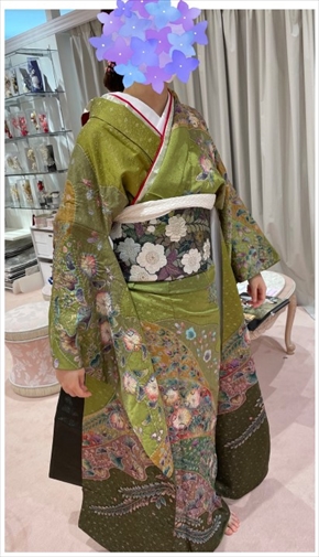 細川直美の長女の振袖姿