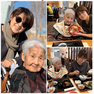 「おニャン子クラブ」元メンバーの新田恵利と要介護5の母親の親子ショット