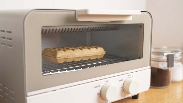 チョコモナカジャンボのトースター焼き