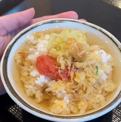 丸亀製麺 レシピ だし茶漬け