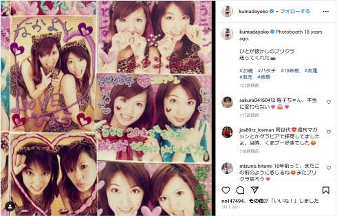 20歳の熊田曜子