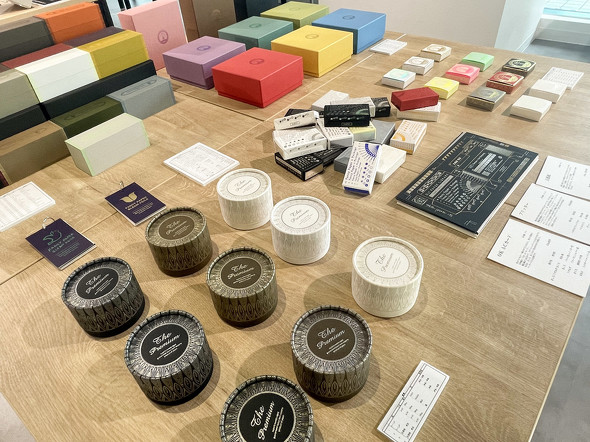 箔とファンシーペーパーのコラボ展 平和紙業 村田金箔