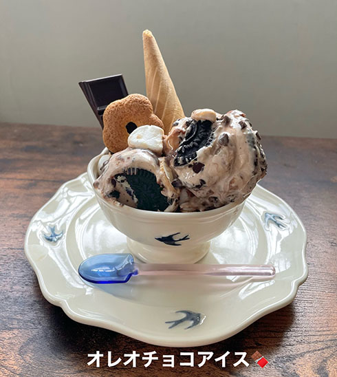 作り置きアイス・オレオチョコ・外観