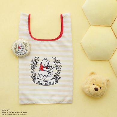 ポーチ付きショッピングバッグM、ぬいぐるみポーチ