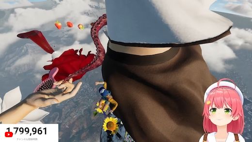 さくらみこ Only Up! ゲーム 180万人 YouTube VTuber ホロライブ 撮れ高