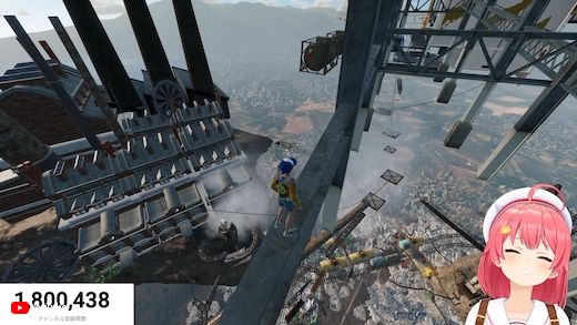 さくらみこ Only Up! ゲーム 180万人 YouTube VTuber ホロライブ 撮れ高