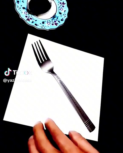 フォーク　描画