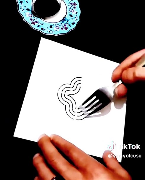 フォーク　描画