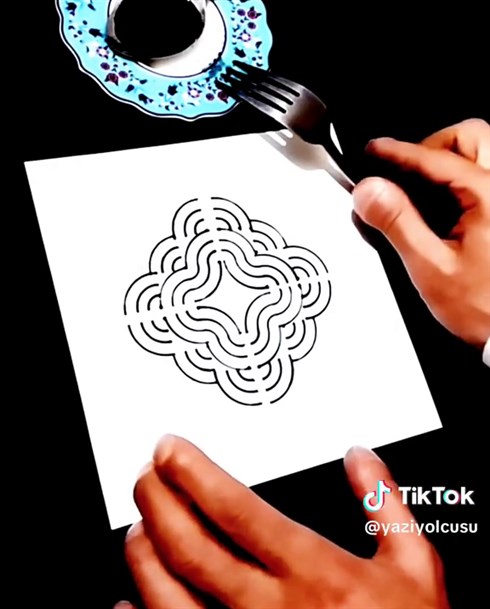 フォーク　描画