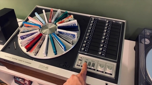 カセットデッキ　20連装　パナソニック　レトロ