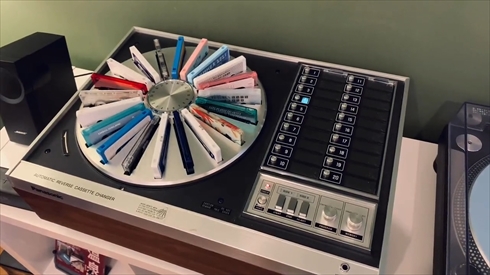 カセットデッキ　20連装　パナソニック　レトロ