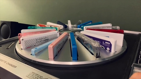 カセットデッキ　20連装　パナソニック　レトロ