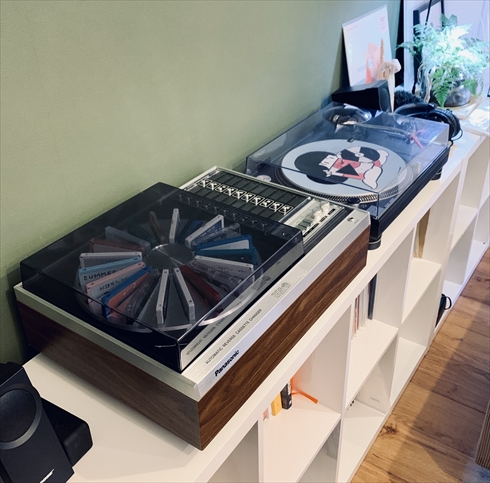 カセットデッキ　20連装　パナソニック　レトロ