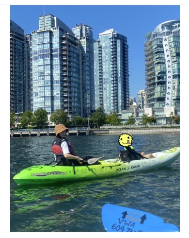 小倉優子が乗ったカヤック