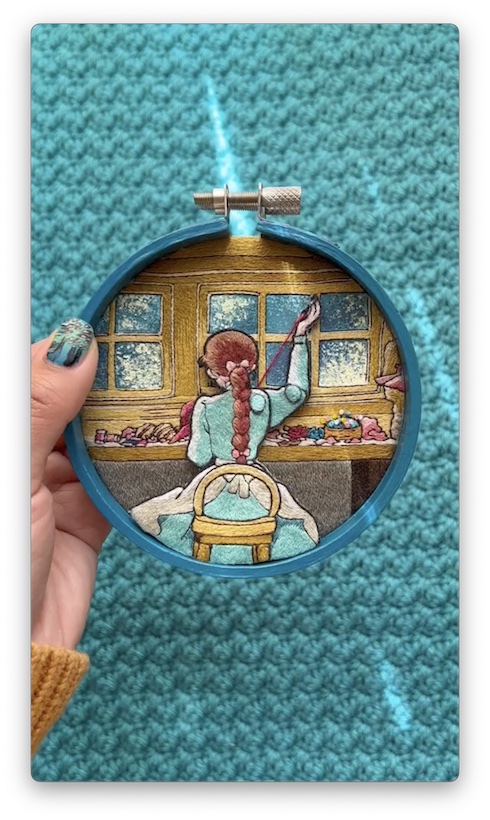 ソフィーの動く刺繍