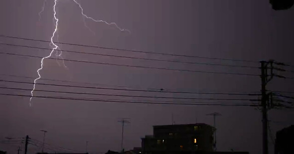 日本　関東　東京　埼玉　雷　ヤバい