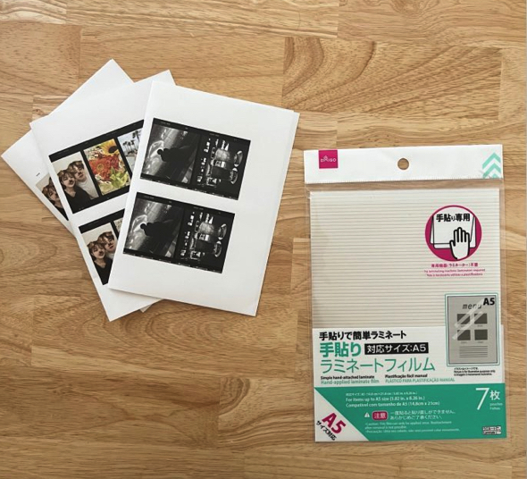 写真を透明にしたおしゃれな手作りステッカー