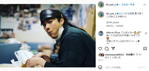 山田裕貴の「どうする家康」オフショット