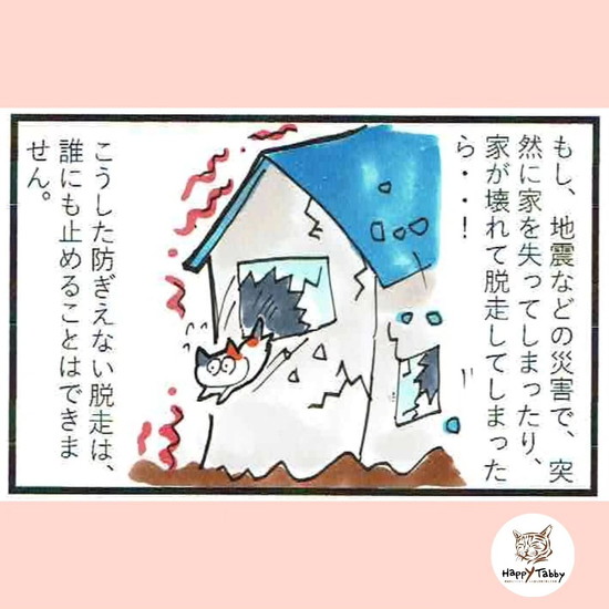 災害で家が倒壊して脱走したケースも