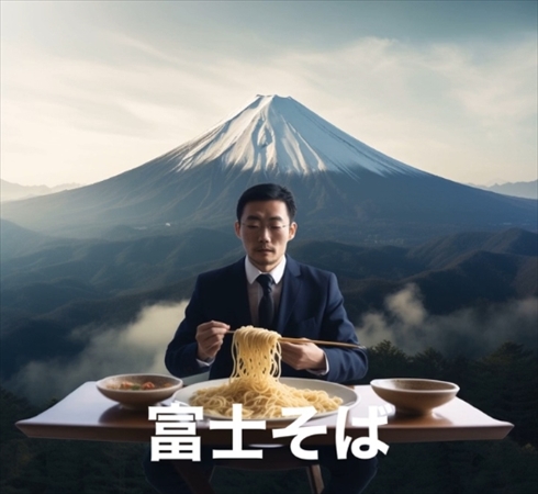 AI画像生成　AI絵　飲食チェーン　判じ絵