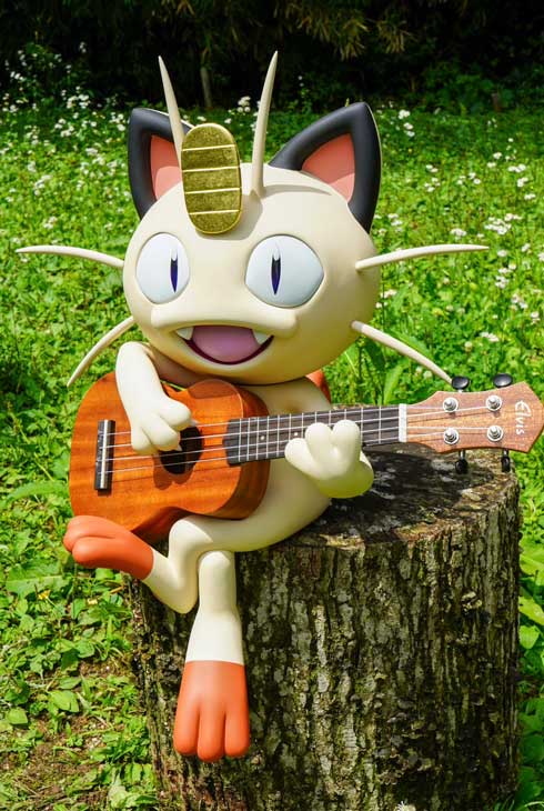 粘土 等身大 フィギュア ロケット団 ニャース ポケモン 手作り