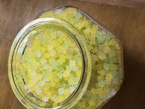 梅シロップ　氷砂糖　金平糖