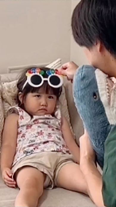 寝ているかと思ったら