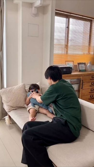 寝ているかと思ったら