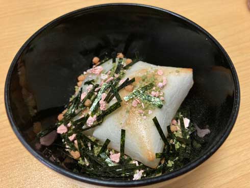 JA 全農 もち茶漬け レシピ お茶漬け おもち