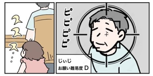 最も難易度が低いじぃじの元へ