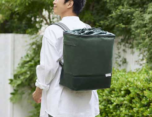 洗濯機っぽい音ゲー「maimai」のリュックが登場 “まさかの