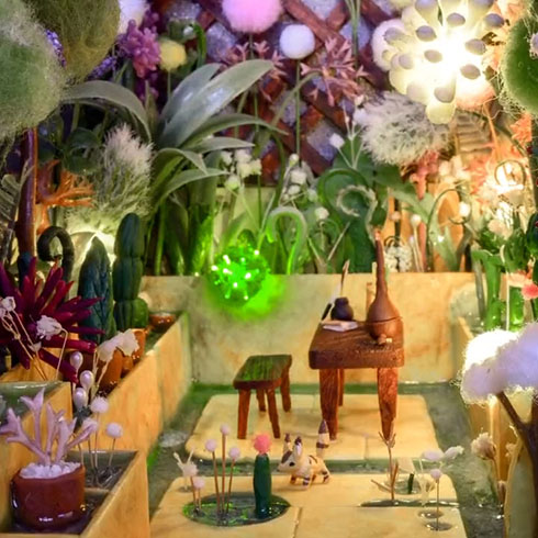 ミニチュア作品・ナウシカの実験室の中