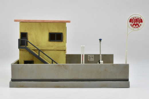 トミーテック ジオコレ 建物コレクション 廃業した給油所 廃業した整備所