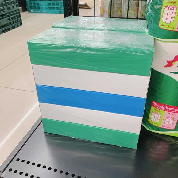 ファミリーマート フェイシャルティシュー 5箱 ファミマ ティッシュ デザイン