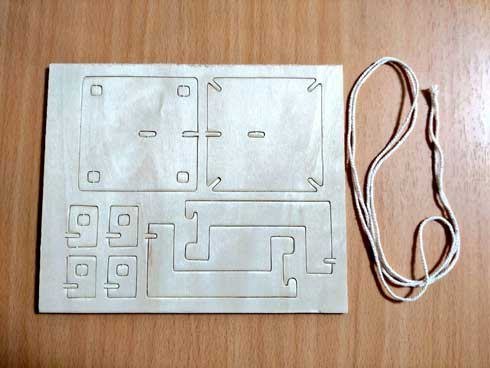 セリア 夏休み 自由研究キット テンセグリティ 構造 100均 ウッドクラフト 組み立て