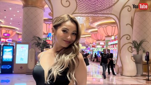 フィリピン旅行で高級ホテル「オカダマニラ」でカジノを楽しむゆきぽよ