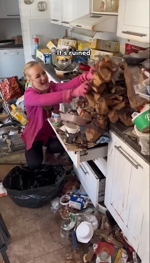 海外　ビフォーアフター　汚部屋　ゴミ屋敷