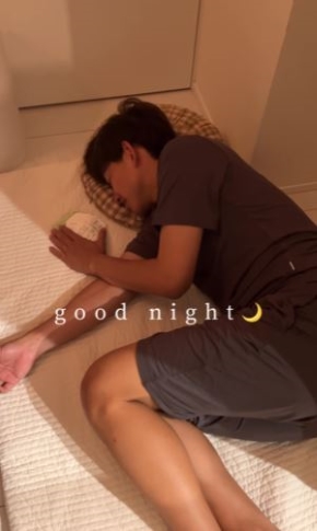 トイレの前で「おやすみなさい」