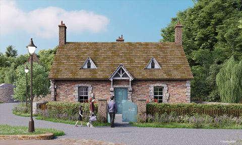 ジブリパーク 魔女の谷 魔女の家