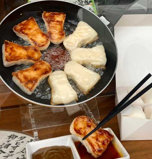前方後円墳 餃子 大阪 紬刃 名物 古墳王餃子 食品サンプル いわさき
