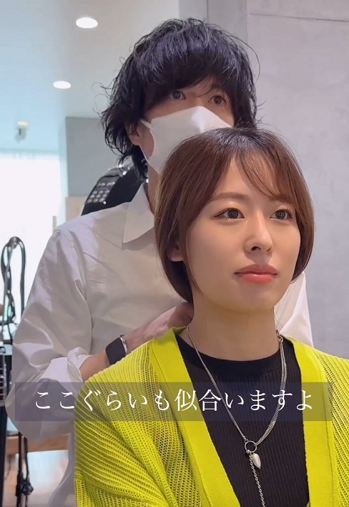 かわいいショートに変身03