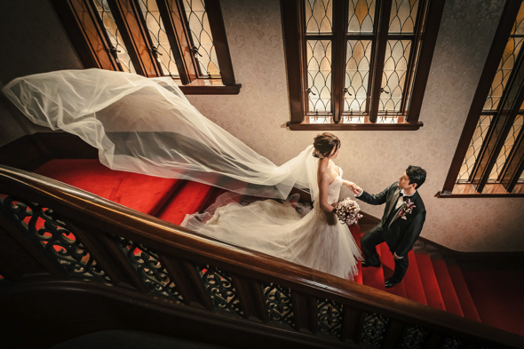 旧前田家本邸で撮影したウェディングフォトが美しすぎる