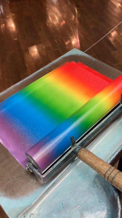 印刷 グラデーション 色彩