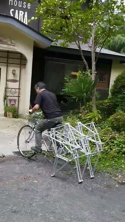 自転車 ストランドビースト 組み合わせ 後輪 テオ・ヤンセン 自作