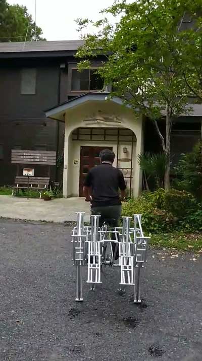 自転車 ストランドビースト 組み合わせ 後輪 テオ・ヤンセン 自作