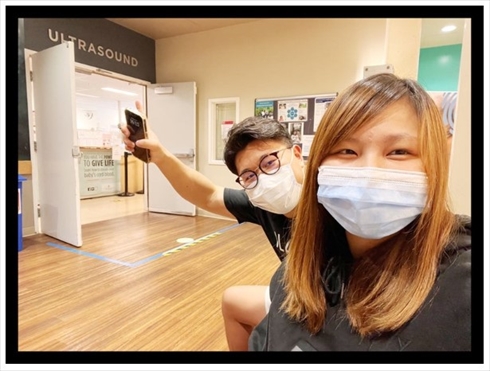 カナダで第1子出産を控える佐々木健之介と凛の夫婦ショット